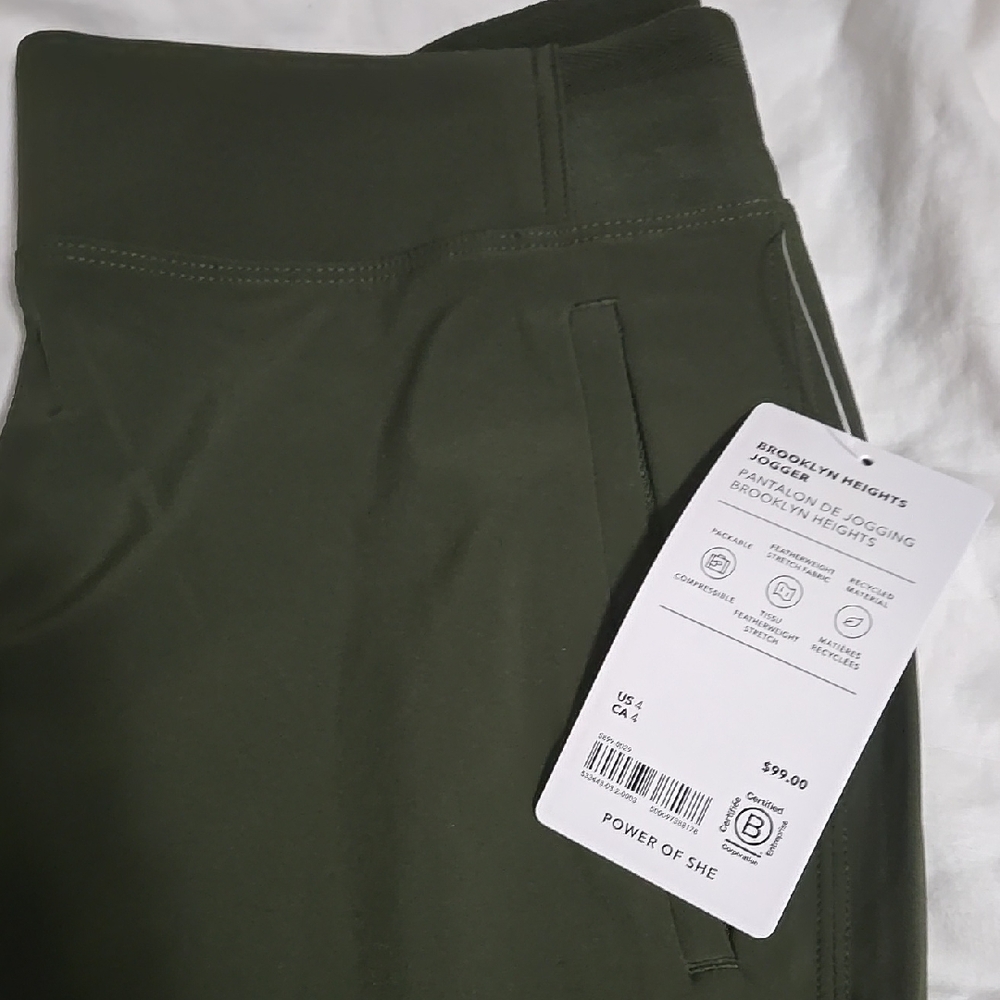 Brooklyn Heights Green Jogging Pants